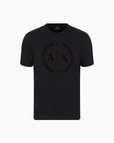 T-shirt Armani Exchange Logo Grande Tono Su Tono