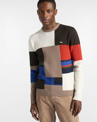 Pullover A Quadri Combinati Harmont&Blaine