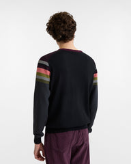 Maglione Girocollo Multirighe In Misto Lana Harmont&Blaine