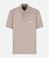 Polo Armani Exchange Logo Tono Su Tono