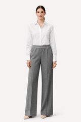 Pantalone In Tessuto Spigato MAB29638 Mariella Burani