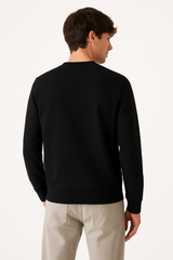 Felpa A Girocollo Guess Con Scritta Ricamata