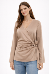 Blusa In Raso W6RH47 Guess