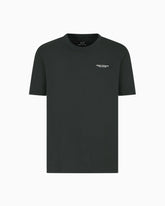 T-shirt Armani Exchange Scritta Gommata Bianca