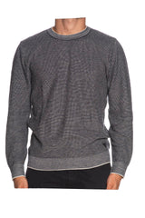 Maglione girocollo Earle Stitched in filato bicolore Guess