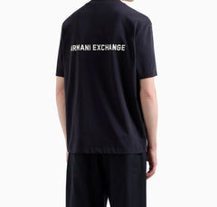 T-SHIRT REGULAR FIT CON STAMPA LOGO SU FRONTE E RETRO