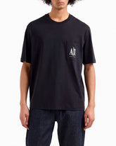 T-shirt Armani Exchange Con Taschino E Logo