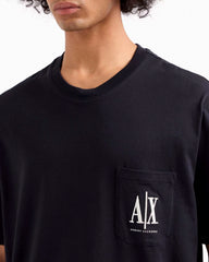 T-shirt Armani Exchange Con Taschino E Logo