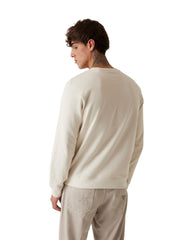 Felpa A Girocollo Guess Con Scritta Ricamata