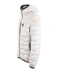 Piumino imbottito ad onde con cappuccio Blauer