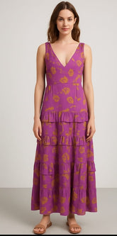 Abito Lungo A Balze Nenette Milano