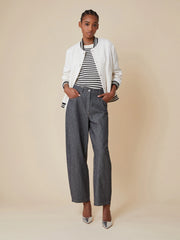 Bomber in stuoia con paillettes Pennyblack