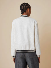 Bomber in stuoia con paillettes Pennyblack