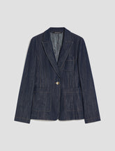Blazer in jersey effetto denim Pennyblack
