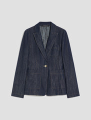 Blazer in jersey effetto denim Pennyblack