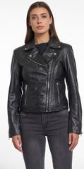 Giacca Biker in pelle Rino & Pelle