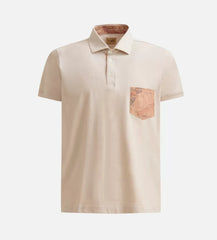 Polo in piqué di cotone con taschino Geo Classic- Alviero Martini