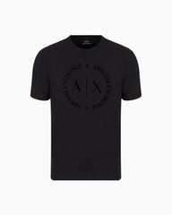 T-shirt Armani Exchange Logo Grande Tono Su Tono