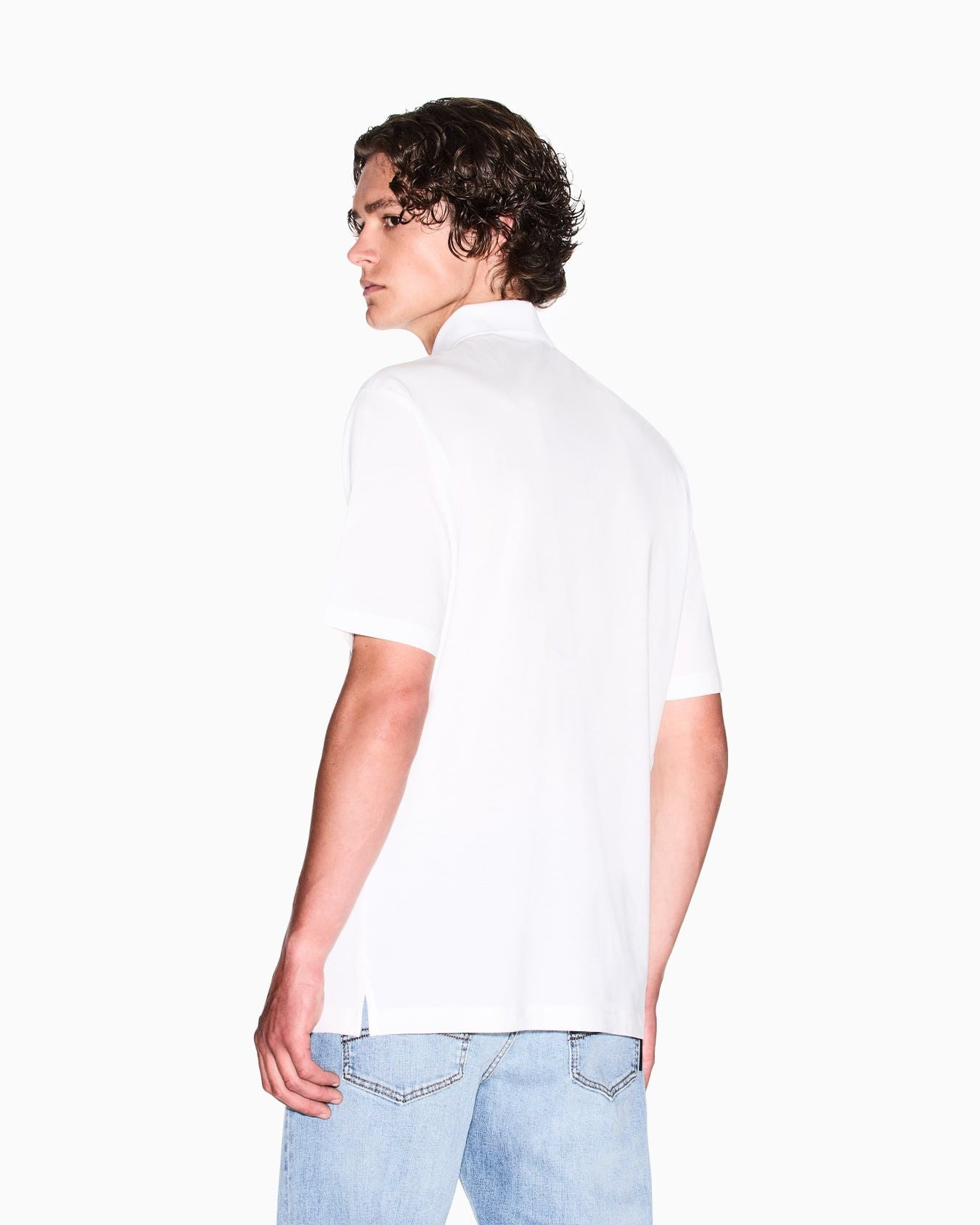 Polo Armani Exchange Logo Lucido