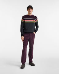 Maglione Girocollo Multirighe In Misto Lana Harmont&Blaine