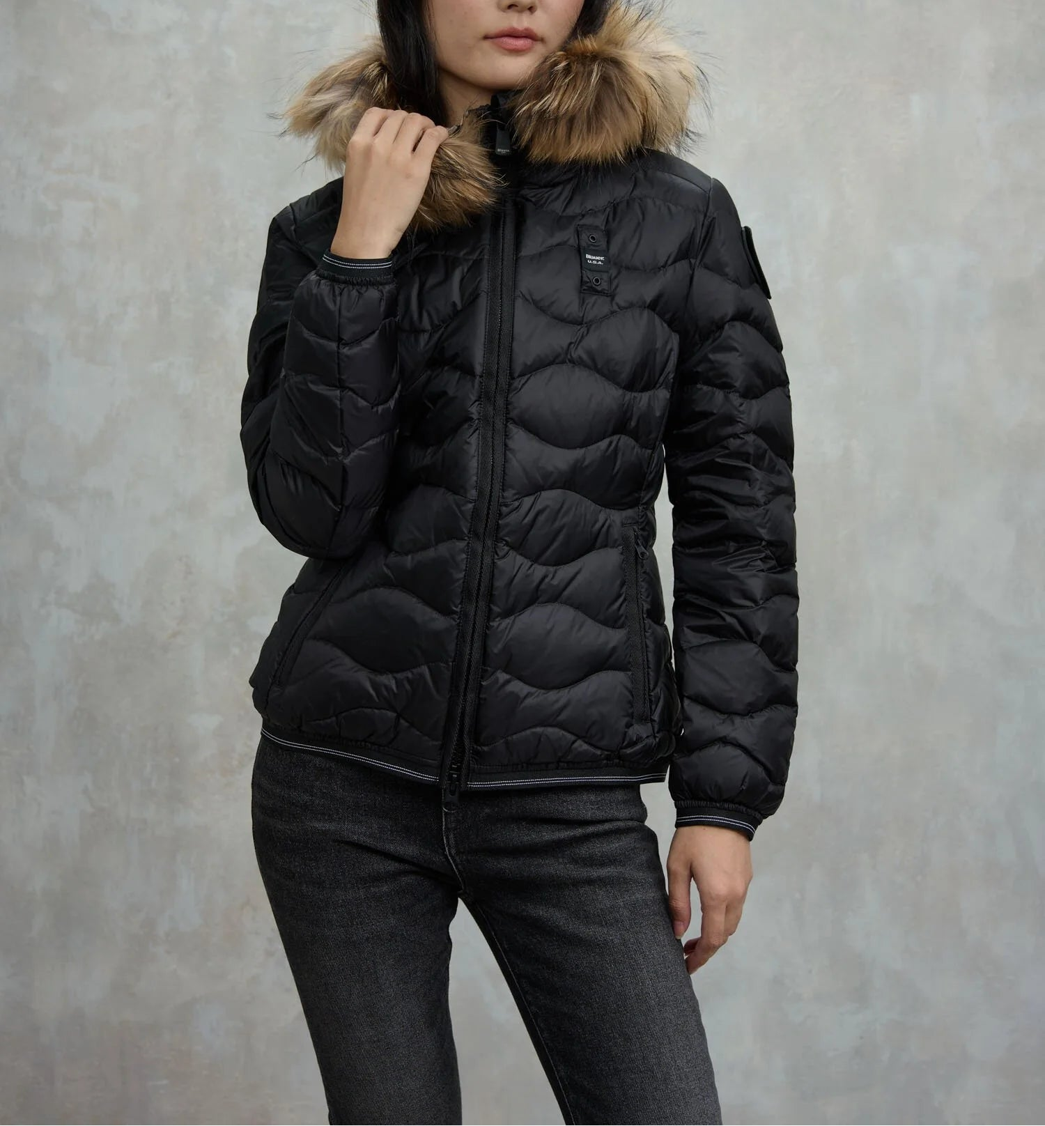 Blauer Ad Onde Con Pelliccia 3096