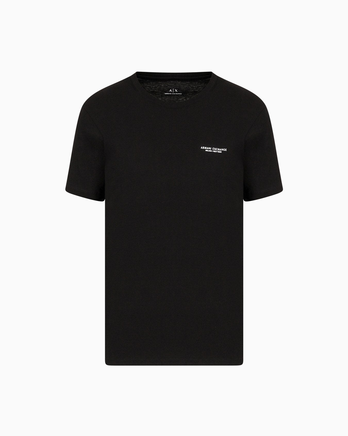 T-shirt Armani Exchange Scritta Gommata Bianca