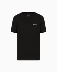 T-shirt Armani Exchange Scritta Gommata Bianca