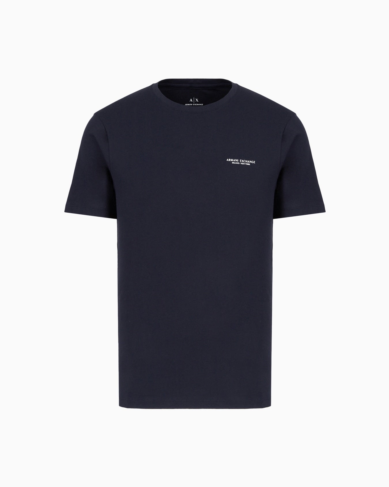 T-shirt Armani Exchange Scritta Gommata Bianca