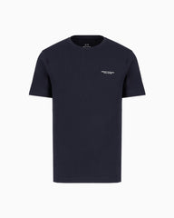 T-shirt Armani Exchange Scritta Gommata Bianca