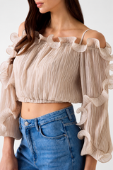 Top in chiffon W6RH29 Guess