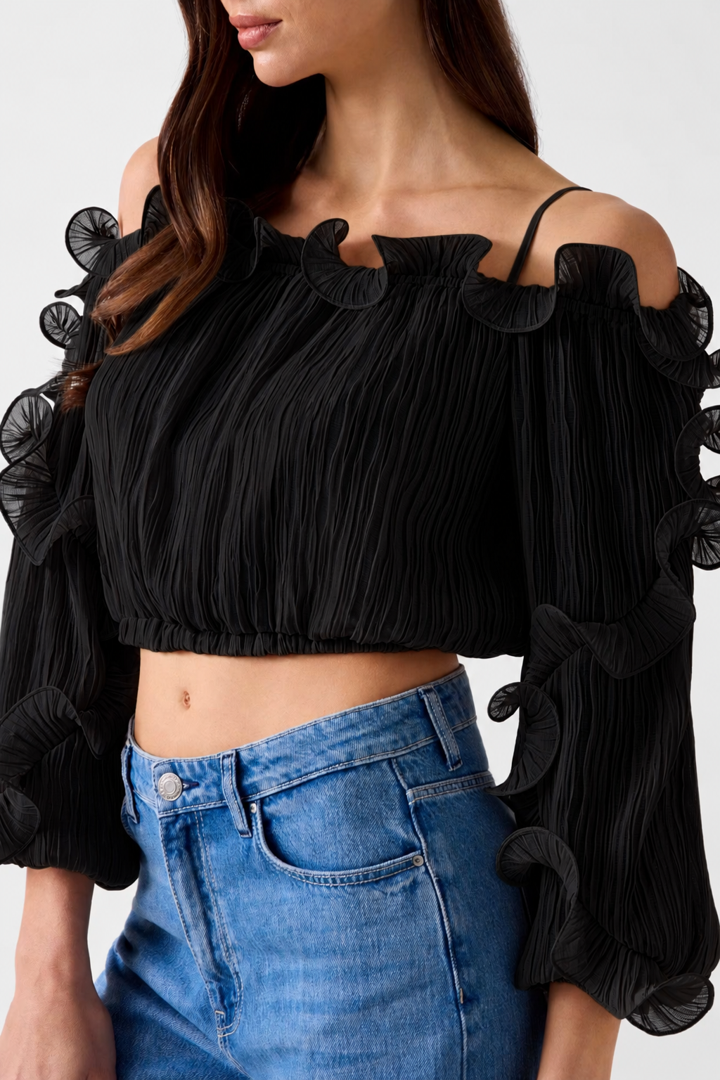 Top in chiffon W6RH29 Guess