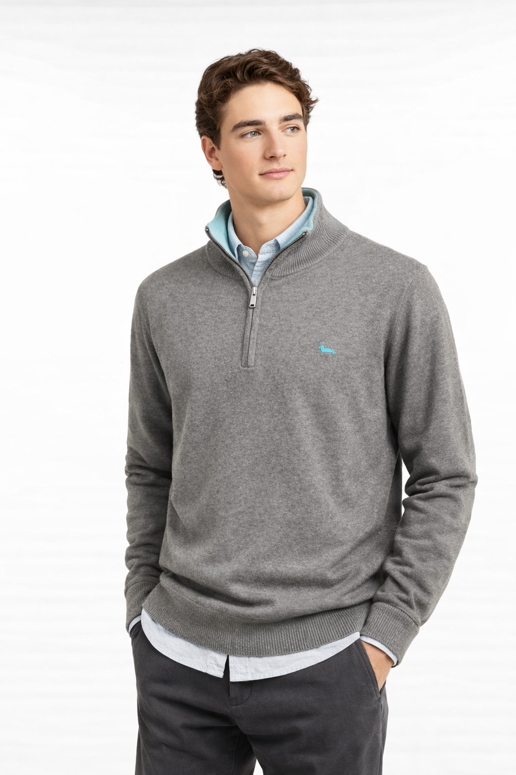 Maglioncino Mezza Zip HRP444 Harmont&Blaine