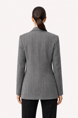 Giacca In Tessuto Spigato MAB35597 Mariella Burani