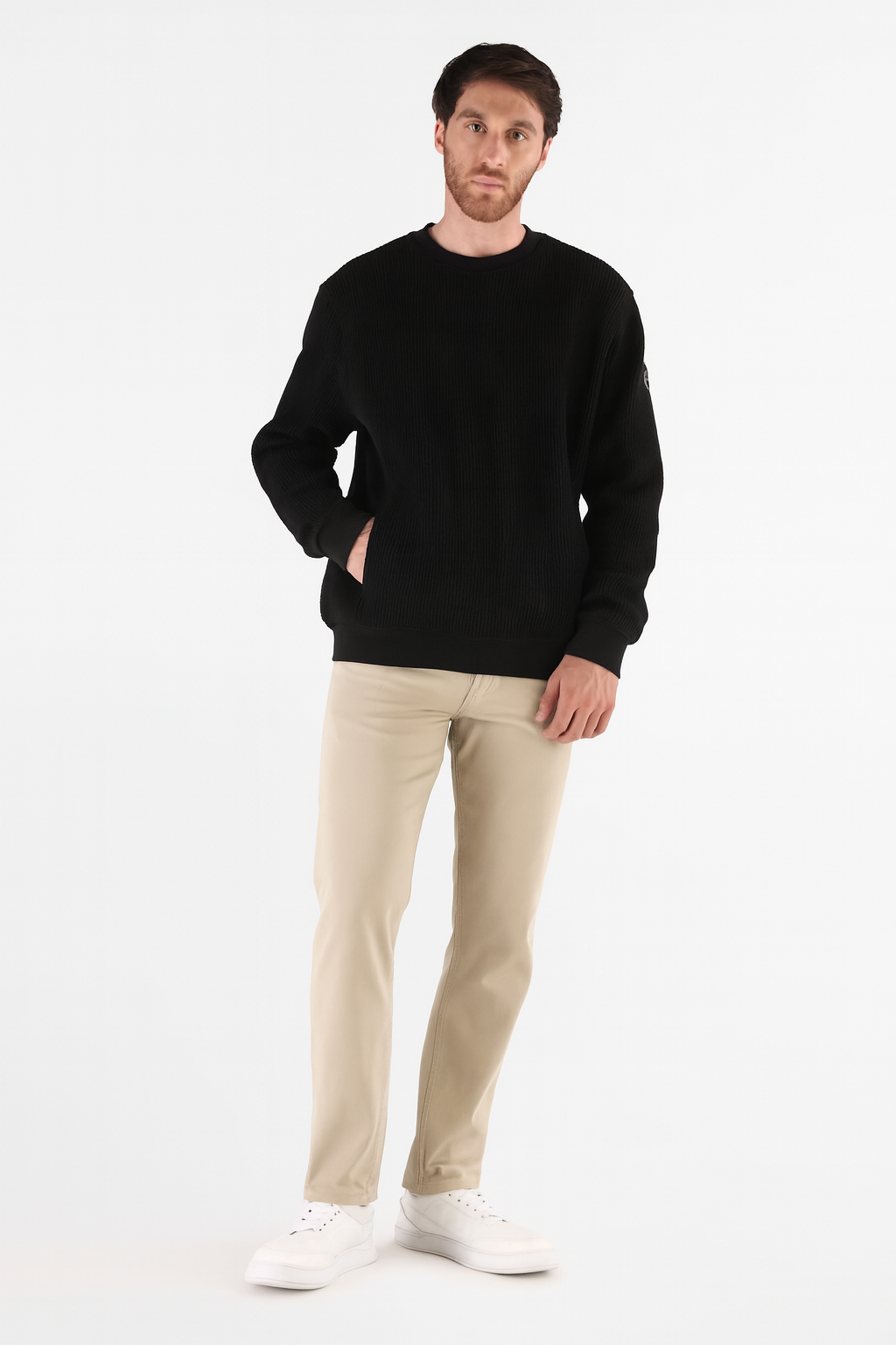 Felpa-Maglione Con Tasche Guess