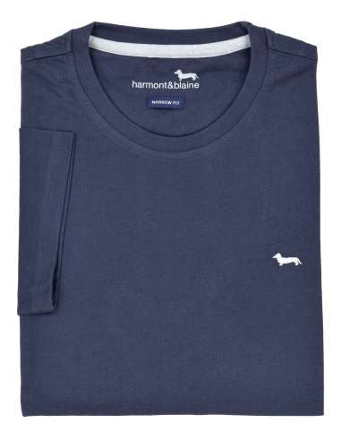 T-shirt Harmont & Blaine Bassotto Ricamato