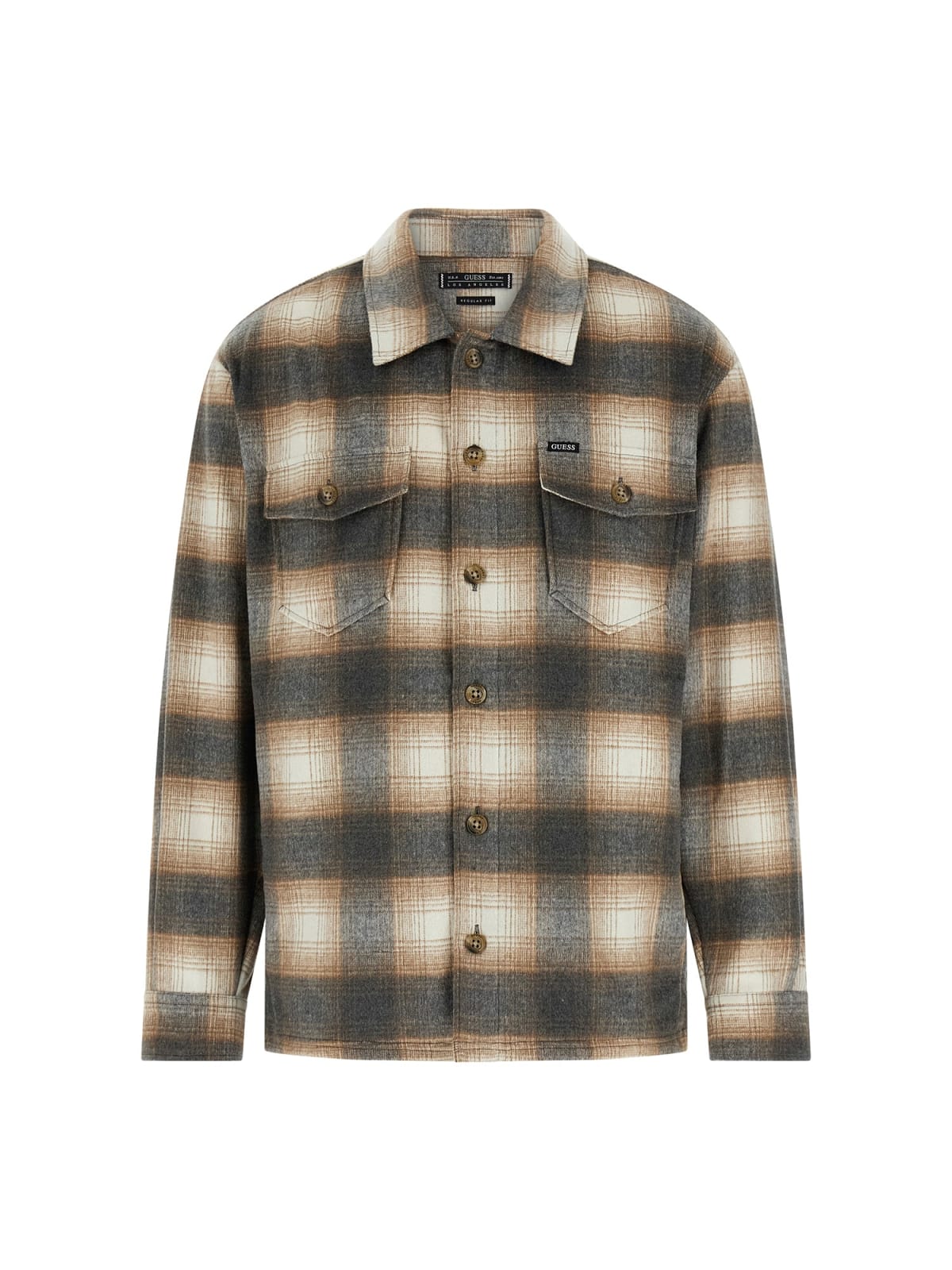 Camicia A Quadri Guess