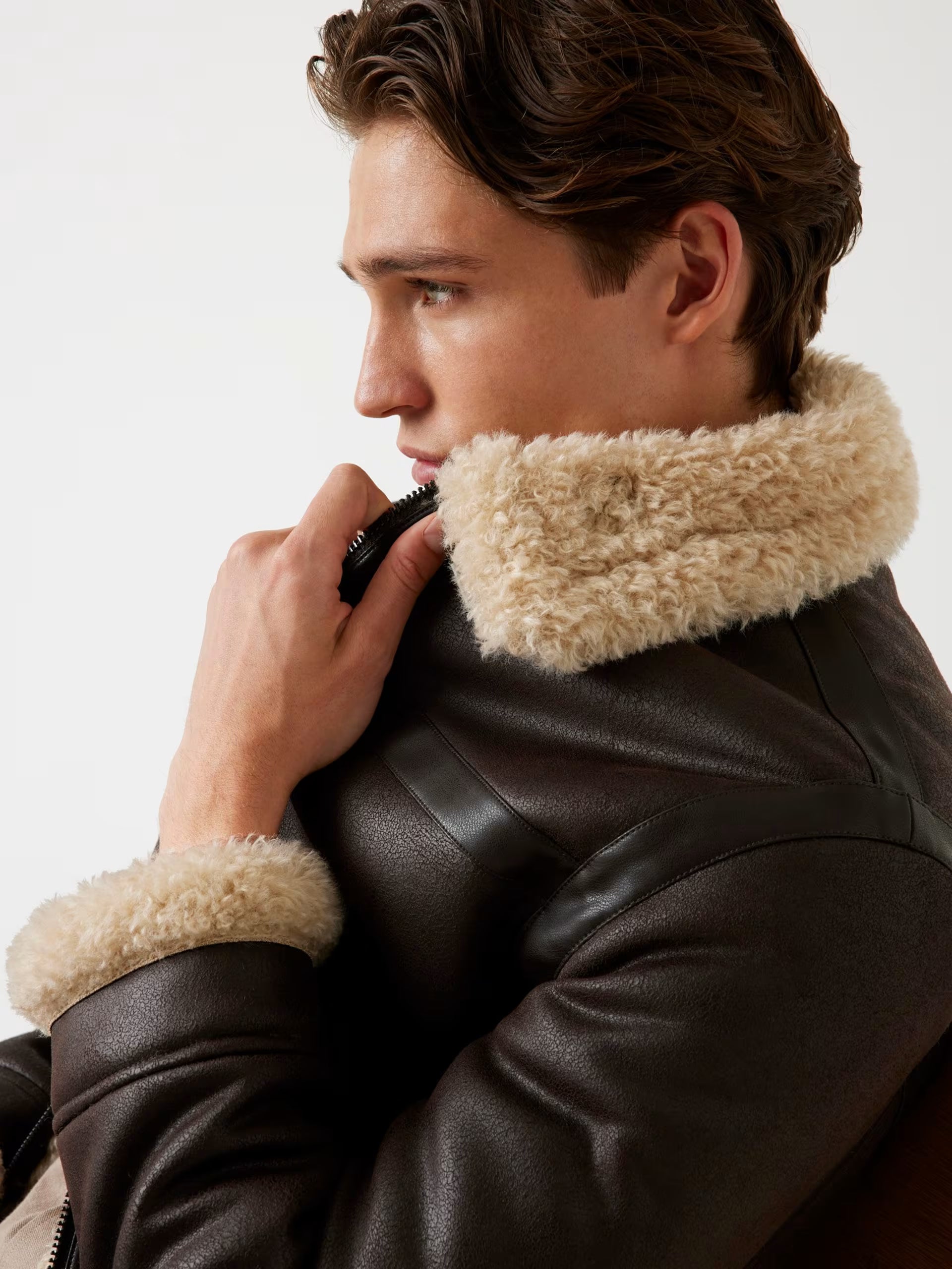 Giacca Di Pelle Guess