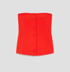 Top bustier in cady Pennyblack