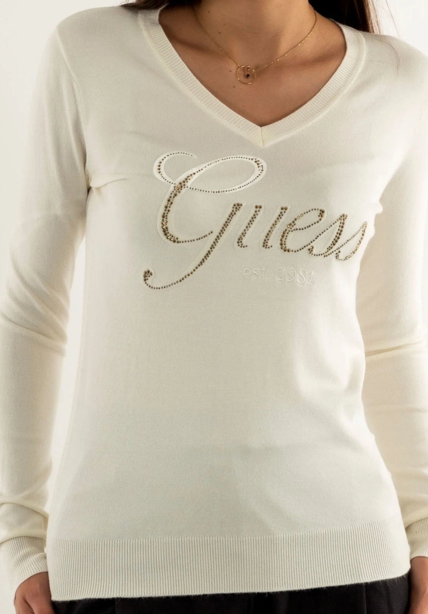 Maglione Guess con strass