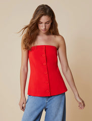 Top bustier in cady Pennyblack