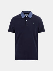 Polo colletto logato Guess