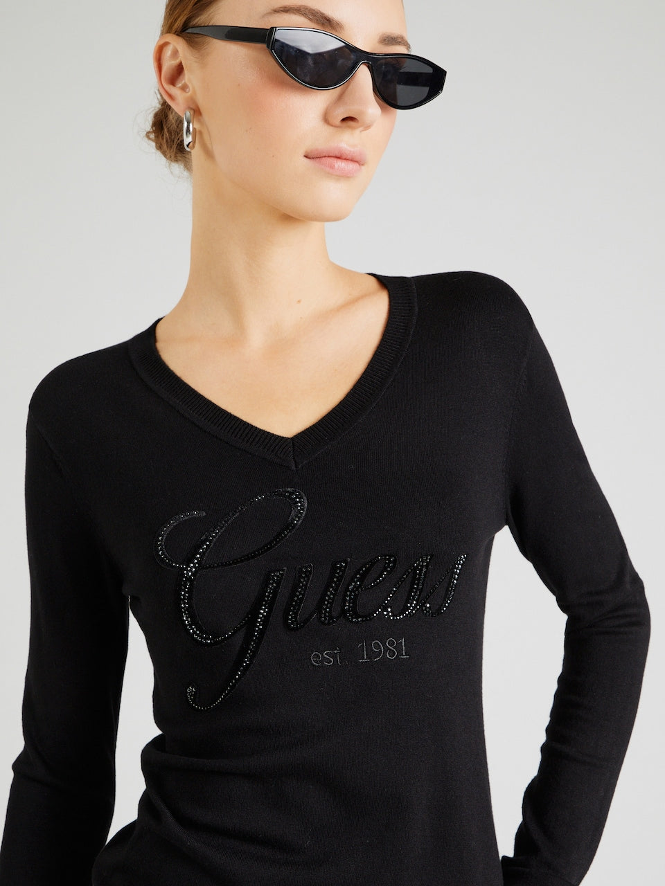 Maglione Guess con strass